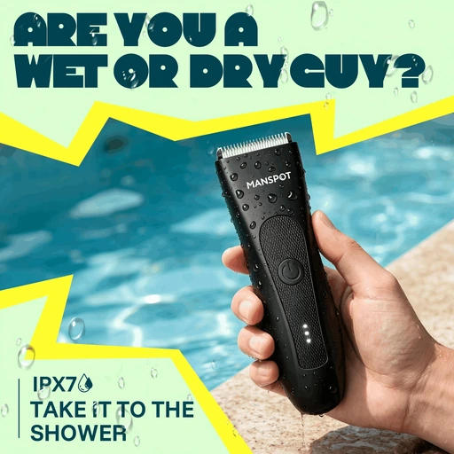 MANSPOT Manscape Groin & Body Hair Trimmer for Men, Electric Pubic Shaver - Image 5