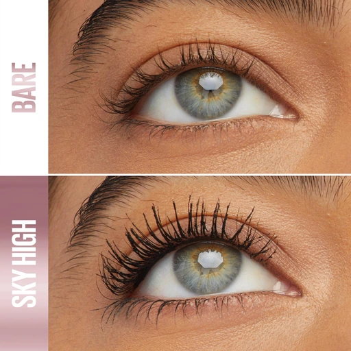 Maybelline Lash Sensational Sky High Washable Mascara, Cosmic Black - Volumizing, Lengthening & Defining - Image 3