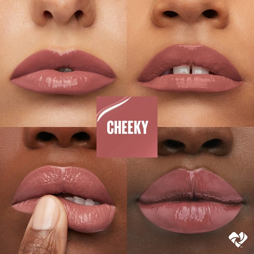 Maybelline Super Stay Vinyl Ink Liquid Lipcolor - Cheeky (Rose Nude), Longwear High Pigment with Instant Shine, 0.14 fl oz - 35 Cheeky - Image 4