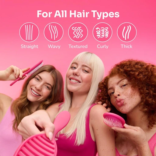 Wet Brush Original Detangler Hair Brush, Sky, For All Hair Textures - Image 3