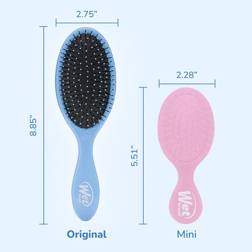 Wet Brush Original Detangler Hair Brush, Sky, For All Hair Textures - Image 5