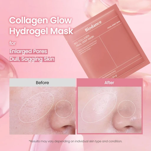 BIODANCE Bio-Collagen Real Deep Mask, Hydrating Overnight Hydrogel Face Mask, Pore Minimizing, Plumping, Elasticity Improvement, Korean Skin Care, Self Care Gifts for Women 1.19oz(34g) x 16ea - Image 3