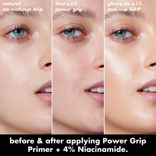 e.l.f. Power Grip Primer + 4% Niacinamide, Gripping Gel Primer, 0.811 Fl Oz - Image 4