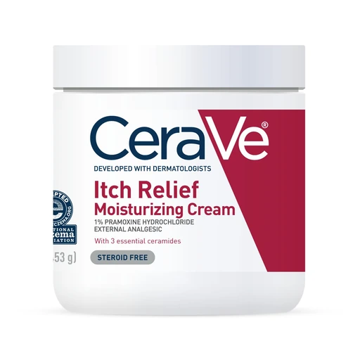 CeraVe Moisturizing Cream for Itch Relief, Anti Itch Cream, 16oz