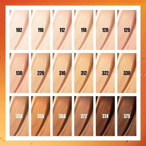 Maybelline Super Stay 24HR Skin Tint Foundation - Light-to-Medium Radiant Coverage, Infused with Vitamin C, Shade 118 - Image 4