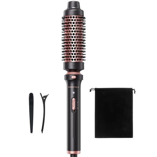 Wavytalk Thermal Brush 1.5 Detachable Heated Round Brush for Blowout Look