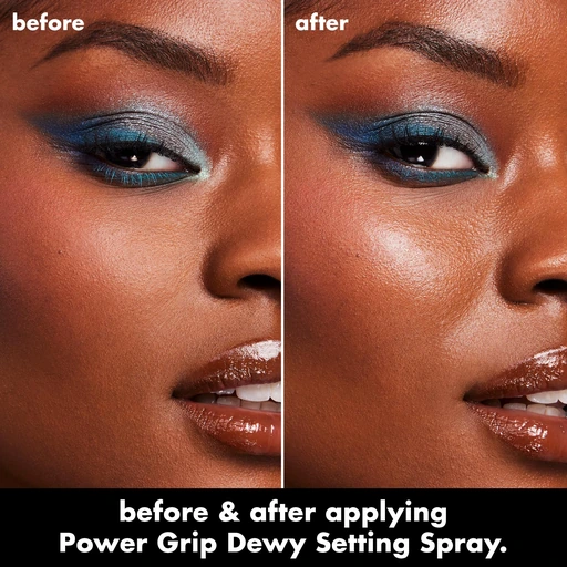 e.l.f. Power Grip Dewy Setting Spray, Hydrating Mist, Dewy Glow Finish - Image 3