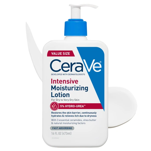 CeraVe Intensive Moisturizing Lotion, Shea Butter Body Lotion, 16oz