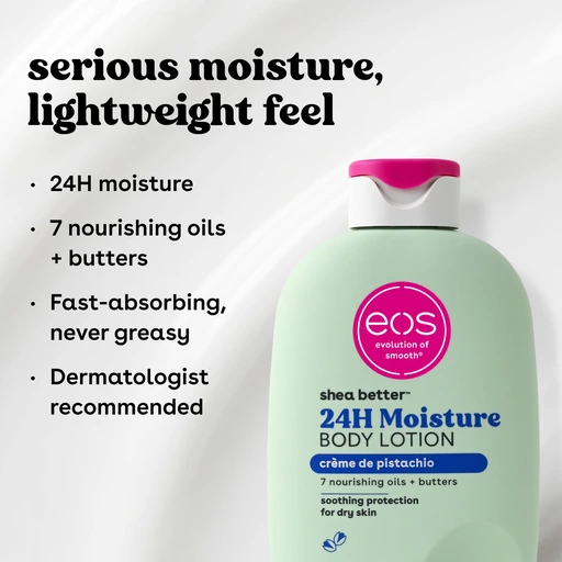 eos Shea Better Body Lotion- Crme de Pistachio, Natural Shea, 16 fl oz - Image 5
