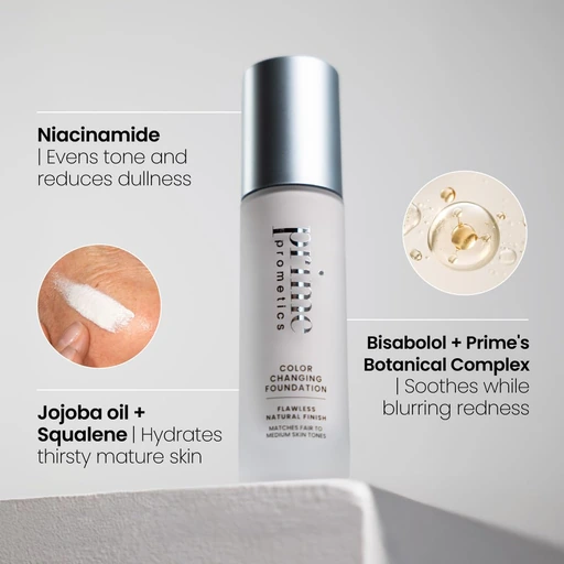 Prime Prometics Color Changing Foundation for Mature Women - Image 5