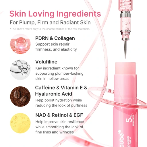 medicube PDRN Collagen Volume Multi Balm Stick, Firming Face & Body Balm - Image 4