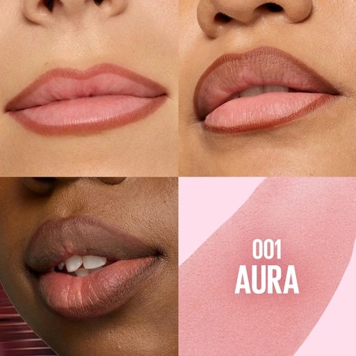 MAYBELLINE Super Stay Peel Off Lip Liner & Stain - Up to 24H Tattoo-Like Wear, Hydrating Formula with Vitamin E, Aura (Mauve Nude) - Aura 001 - Image 3