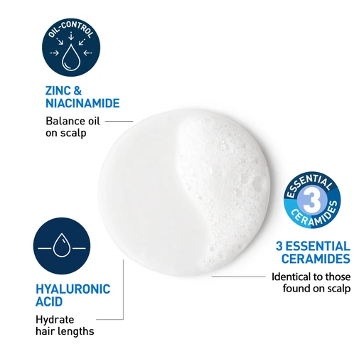 CeraVe Oil Control Balancing Shampoo,12 oz + Oil Control Balancing Conditioner, 9 oz Bundle - Image 4