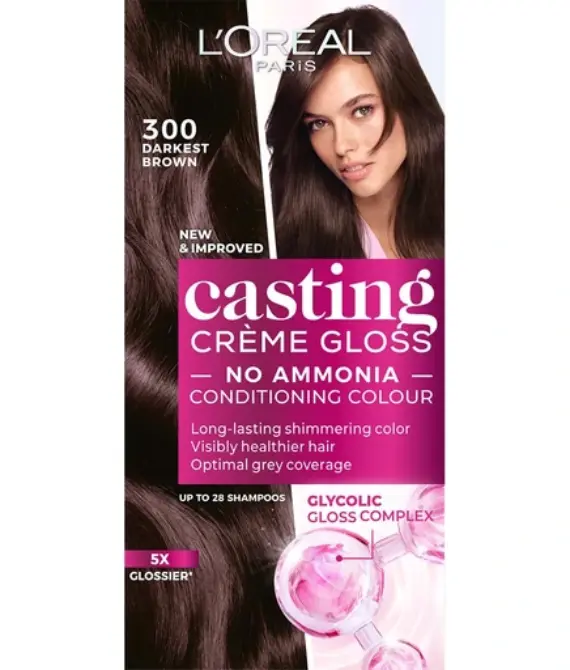 LOreal Paris Casting Cr?me Gloss 300 Dark Brown