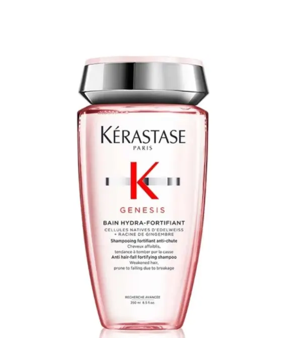 Krastase Genesis Bain Hydra-Fortifiant Shampoo for Weakened Hair – Nourishing & Fortifying with Ginger Root & Edelweiss Flower – Nan