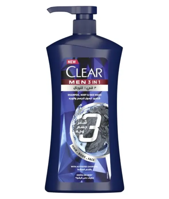 Clear Men Complete Care 3in1 Shampoo with Activated Charcoal – 900ml – Nan