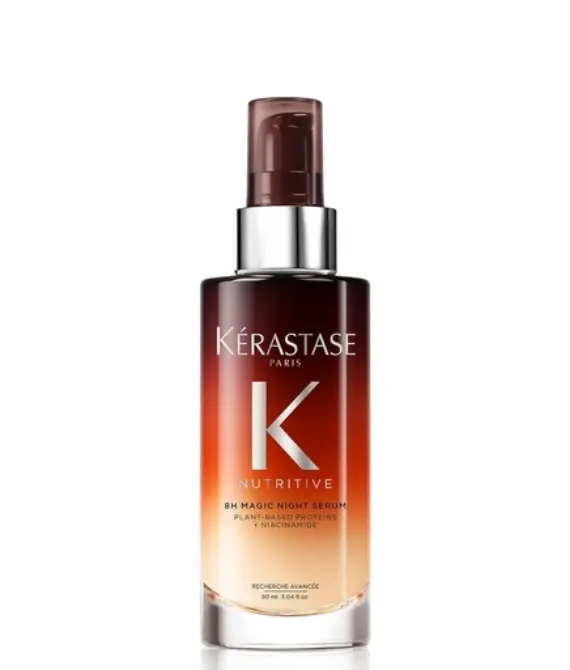 Krastase Nutritive 8H Magic Night Hair Serum for Dry Hair Overnight Hair Serum for Hydration, Softness & Shine 90ml