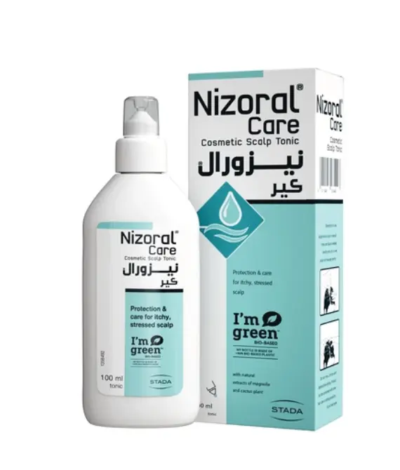 Nizoral Care Leave-On Scalp Tonic for Itchy & Irritated Scalp – 100ml, Fragrance-Free – White