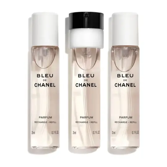 BLEU DE CHANEL - Parfum Twist And Spray - 3x20ml (Refill)