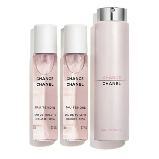 CHANCE EAU TENDRE - Eau de Toilette Twist And Spray Refill Set - 3X20ml
