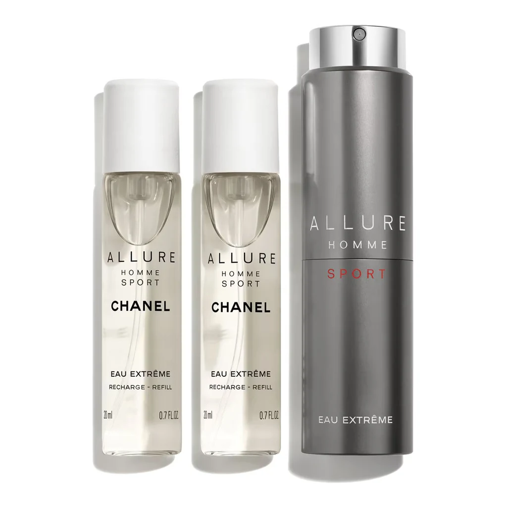 ALLURE HOMME SPORT - Eau Extrême Refillable Travel Spray - 3X20ml