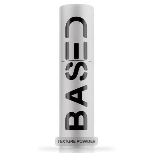 BASED Hair Texturizing Powder, Lightweight & Volumizing Hair Styling Powder with Matte Finish, Add Texture to Hair with Medium Hold, For Short to Medium Hair, (1.69oz Bottle, 2.5 Gram Fill, Pack of 1)
